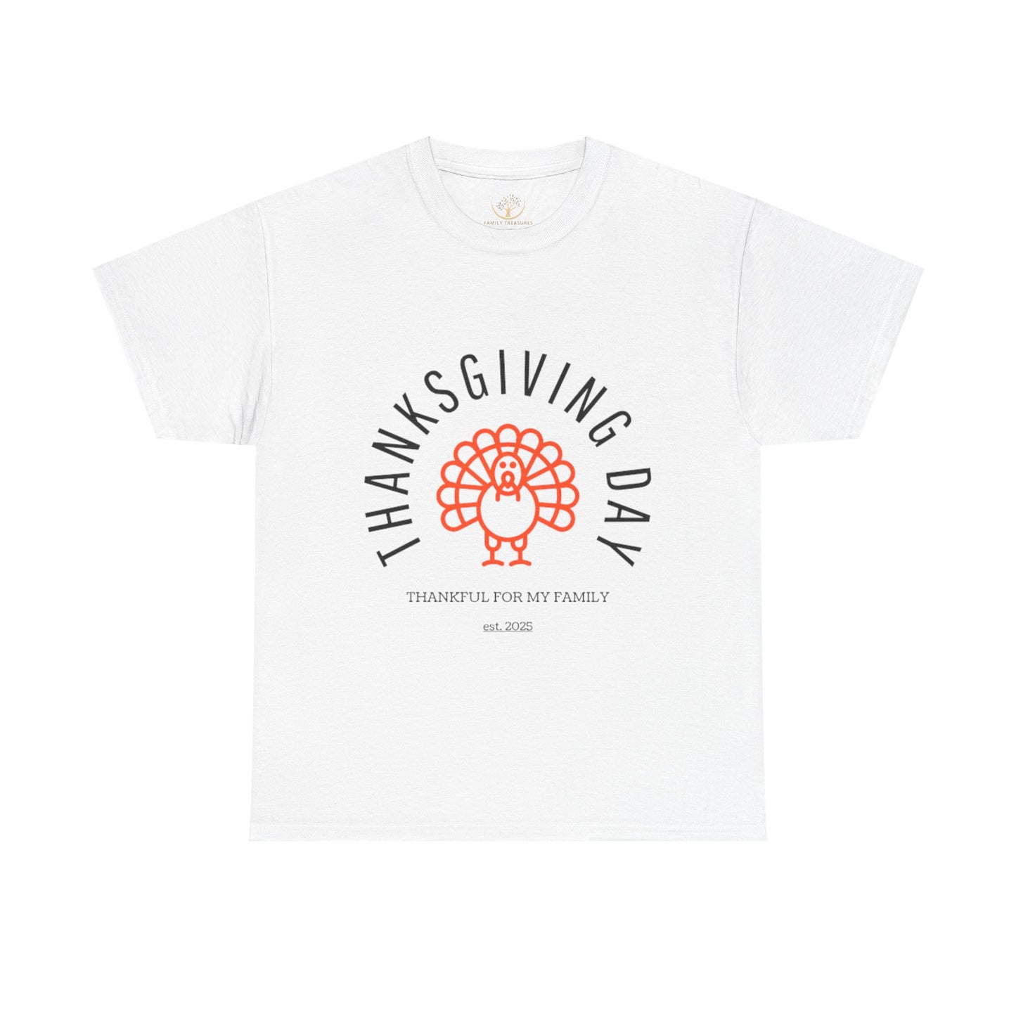 Thanksgiving Day Unisex Heavy Cotton Tee