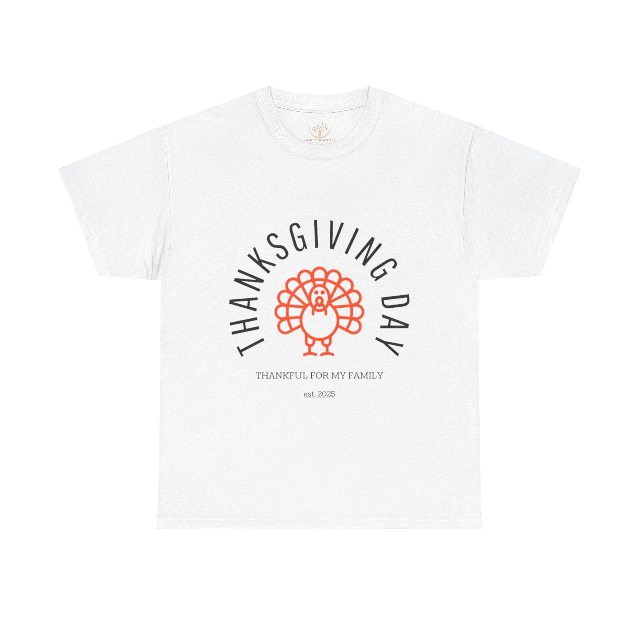 Thanksgiving Day Unisex Heavy Cotton Tee