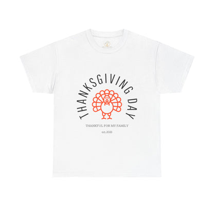 Thanksgiving Day Unisex Heavy Cotton Tee
