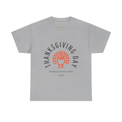 Thanksgiving Day Unisex Heavy Cotton Tee