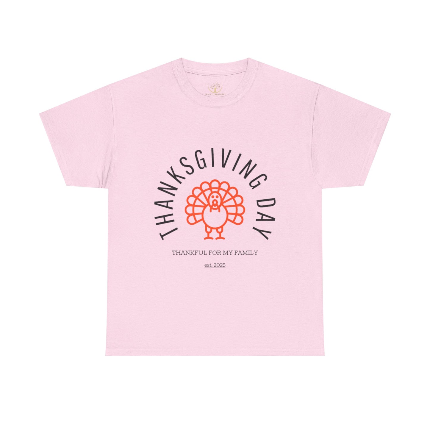 Thanksgiving Day Unisex Heavy Cotton Tee