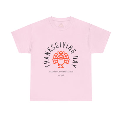 Thanksgiving Day Unisex Heavy Cotton Tee