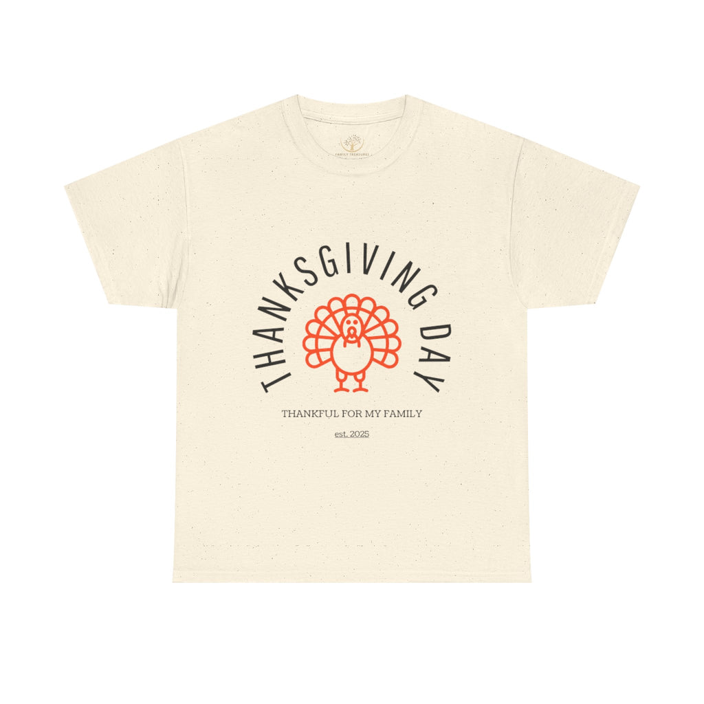 Thanksgiving Day Unisex Heavy Cotton Tee
