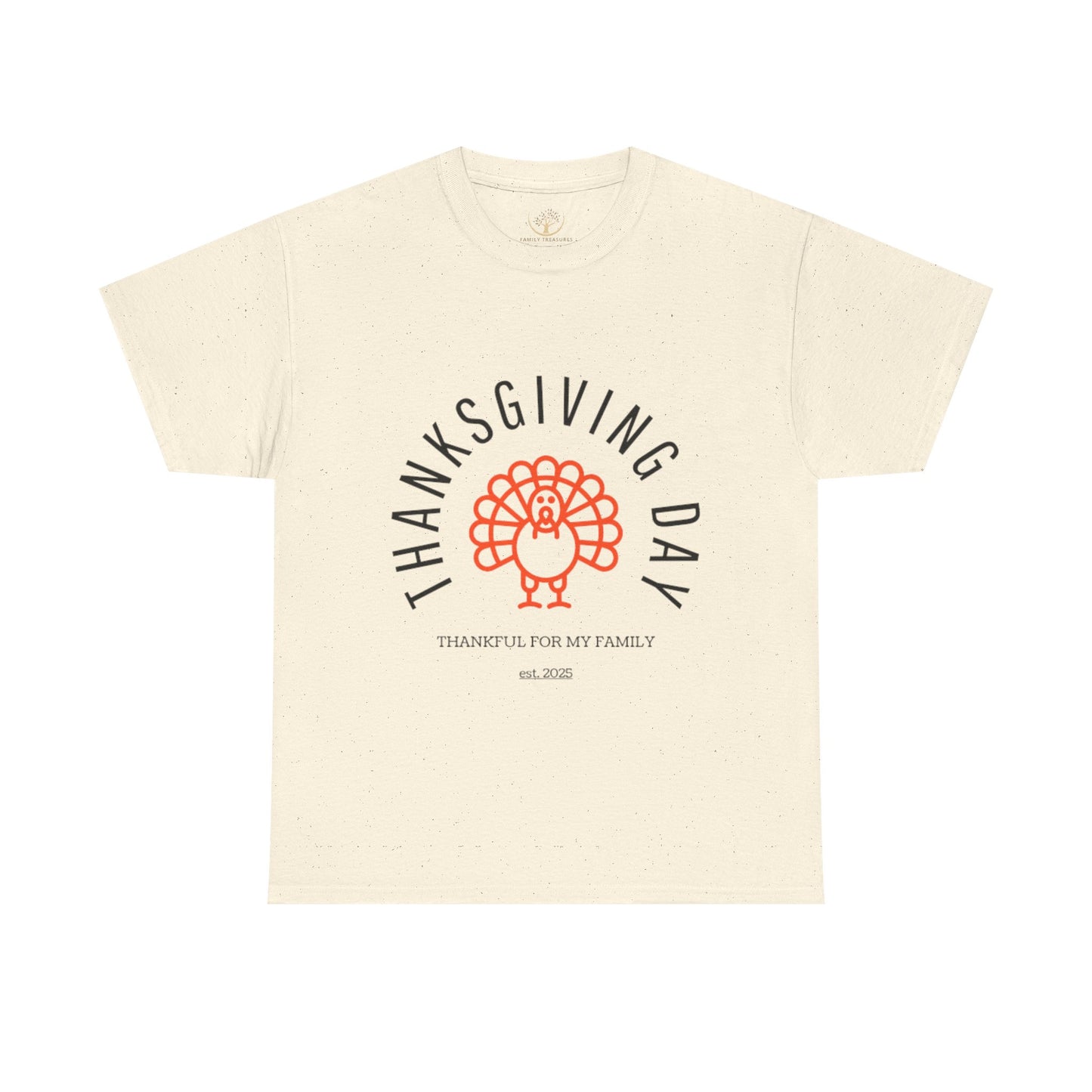 Thanksgiving Day Unisex Heavy Cotton Tee