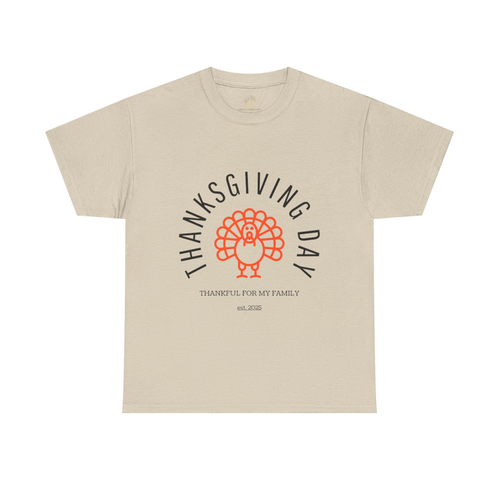 Thanksgiving Day Unisex Heavy Cotton Tee