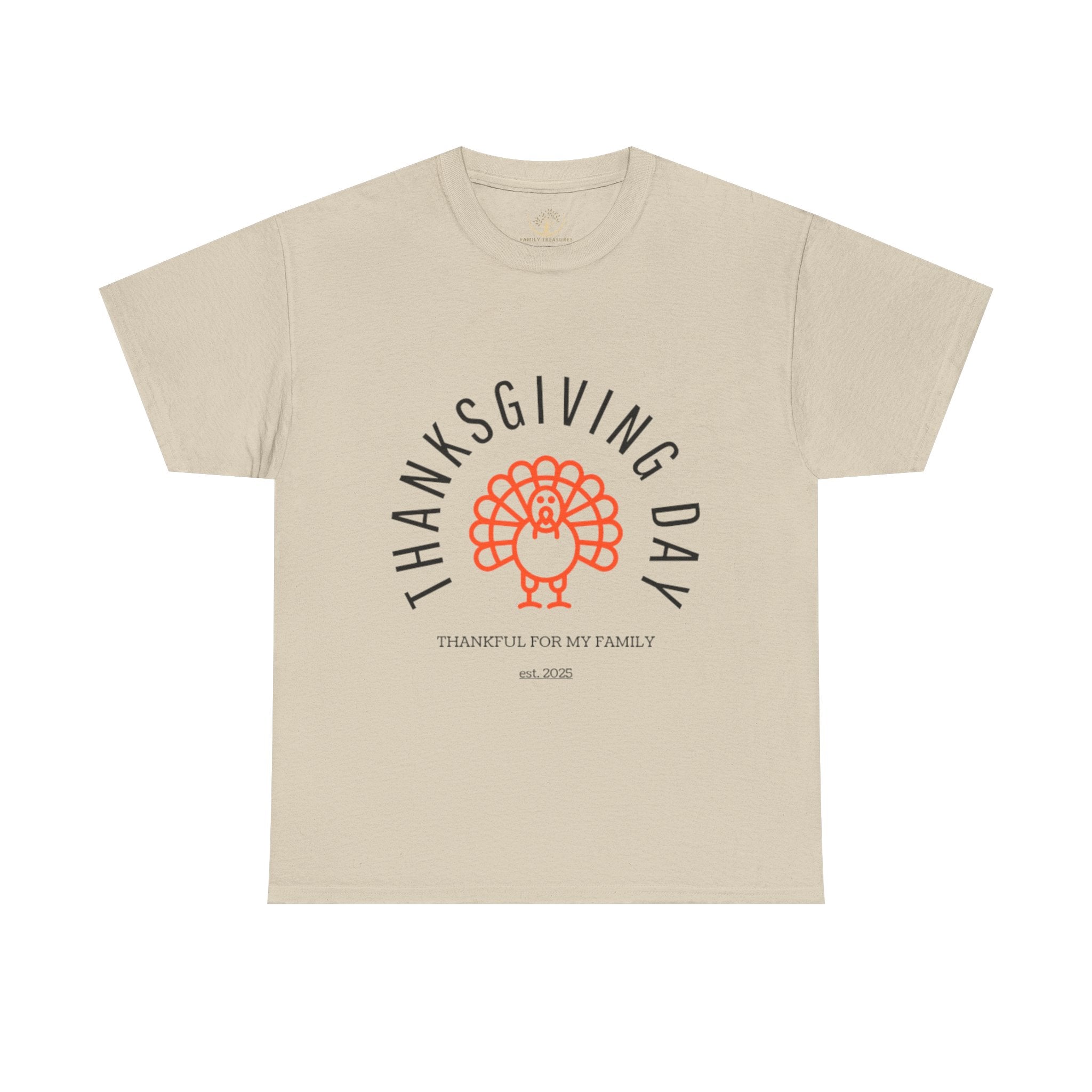 Thanksgiving Day Unisex Heavy Cotton Tee