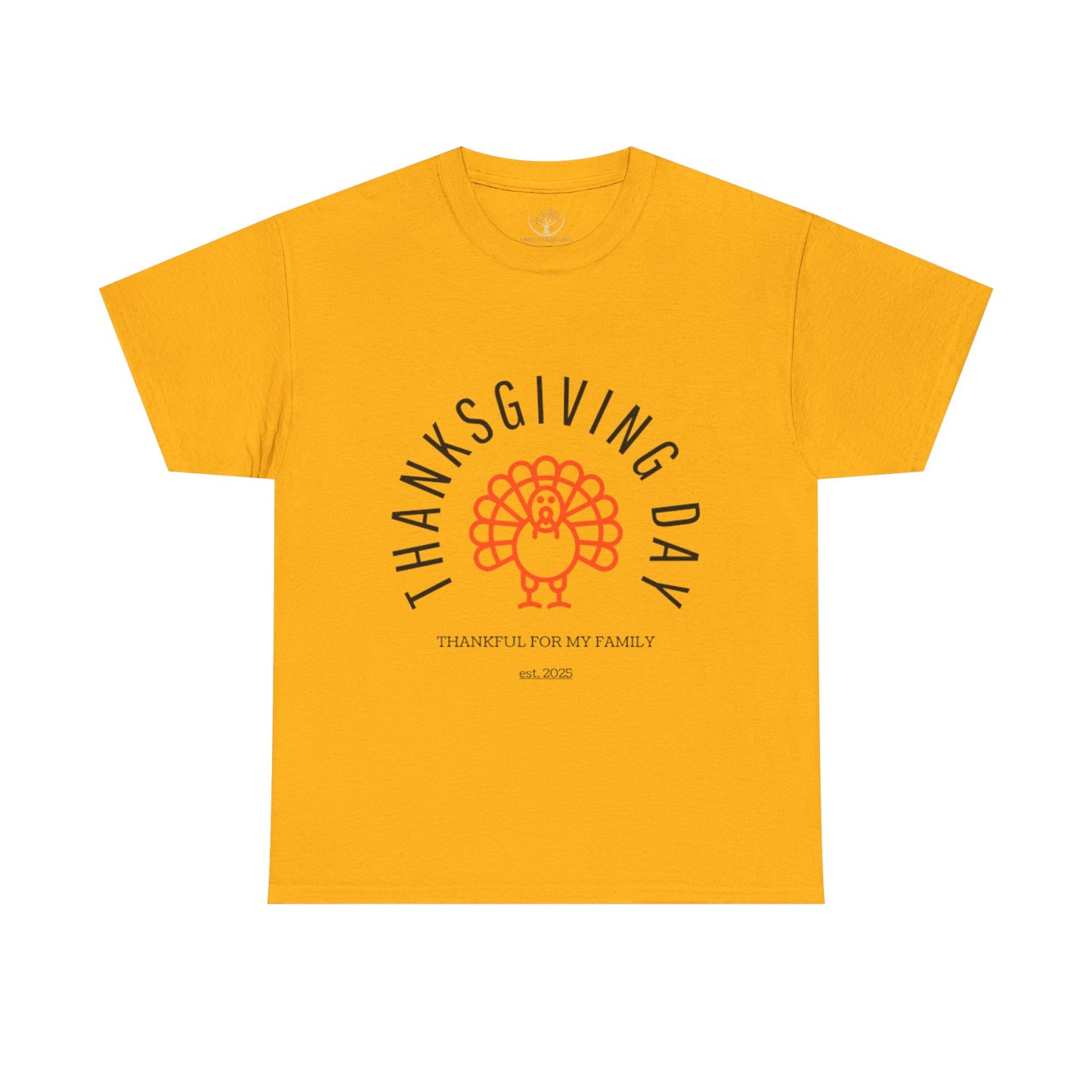 Thanksgiving Day Unisex Heavy Cotton Tee
