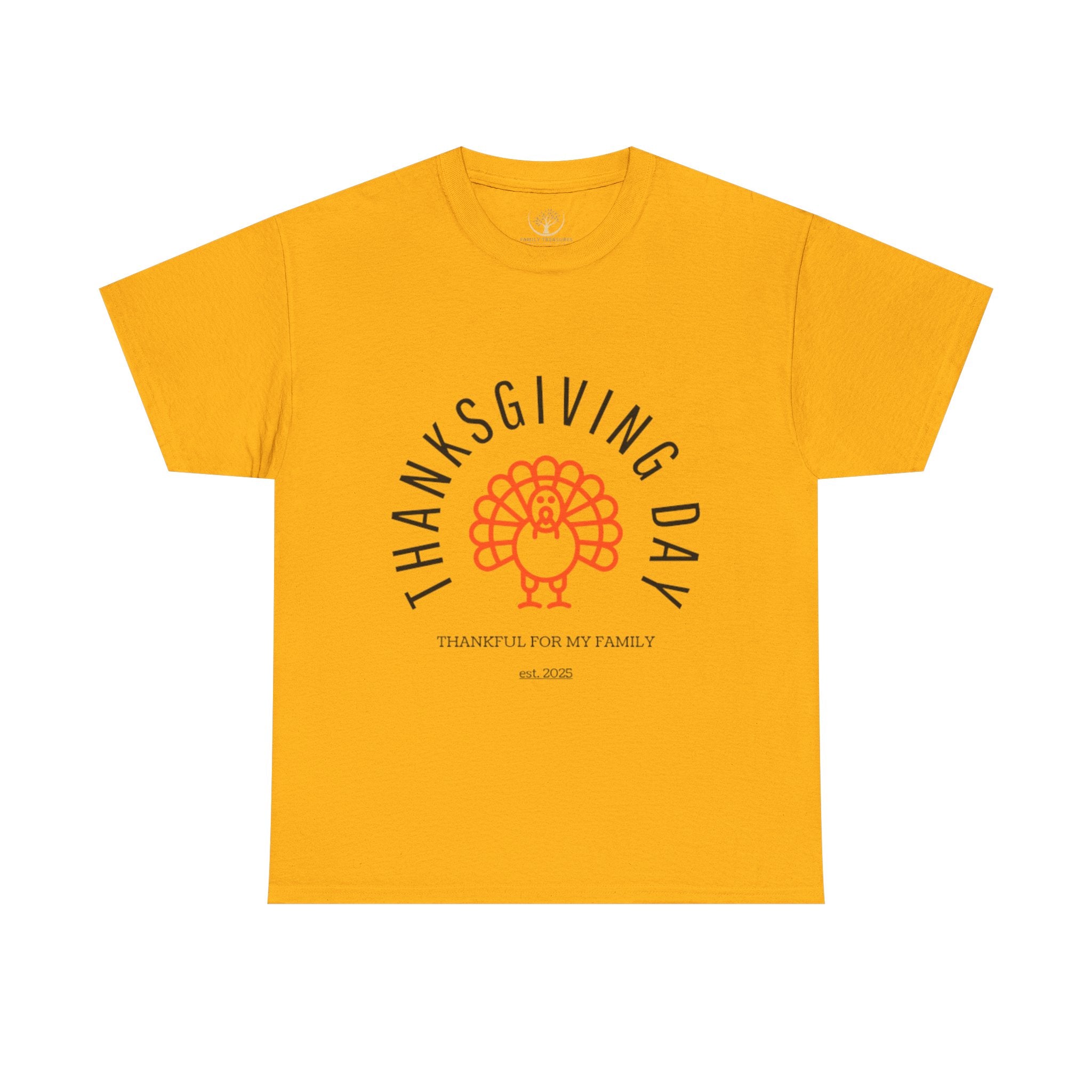 Thanksgiving Day Unisex Heavy Cotton Tee