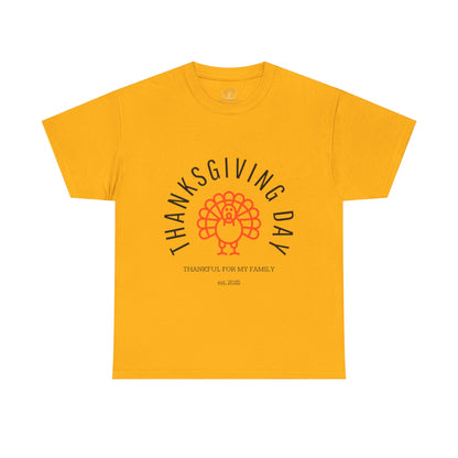 Thanksgiving Day Unisex Heavy Cotton Tee