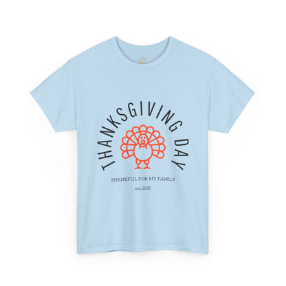 Thanksgiving Day Unisex Heavy Cotton Tee