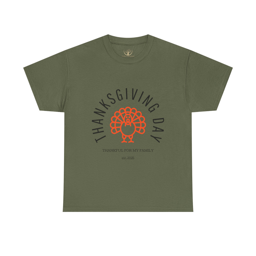 Thanksgiving Day Unisex Heavy Cotton Tee