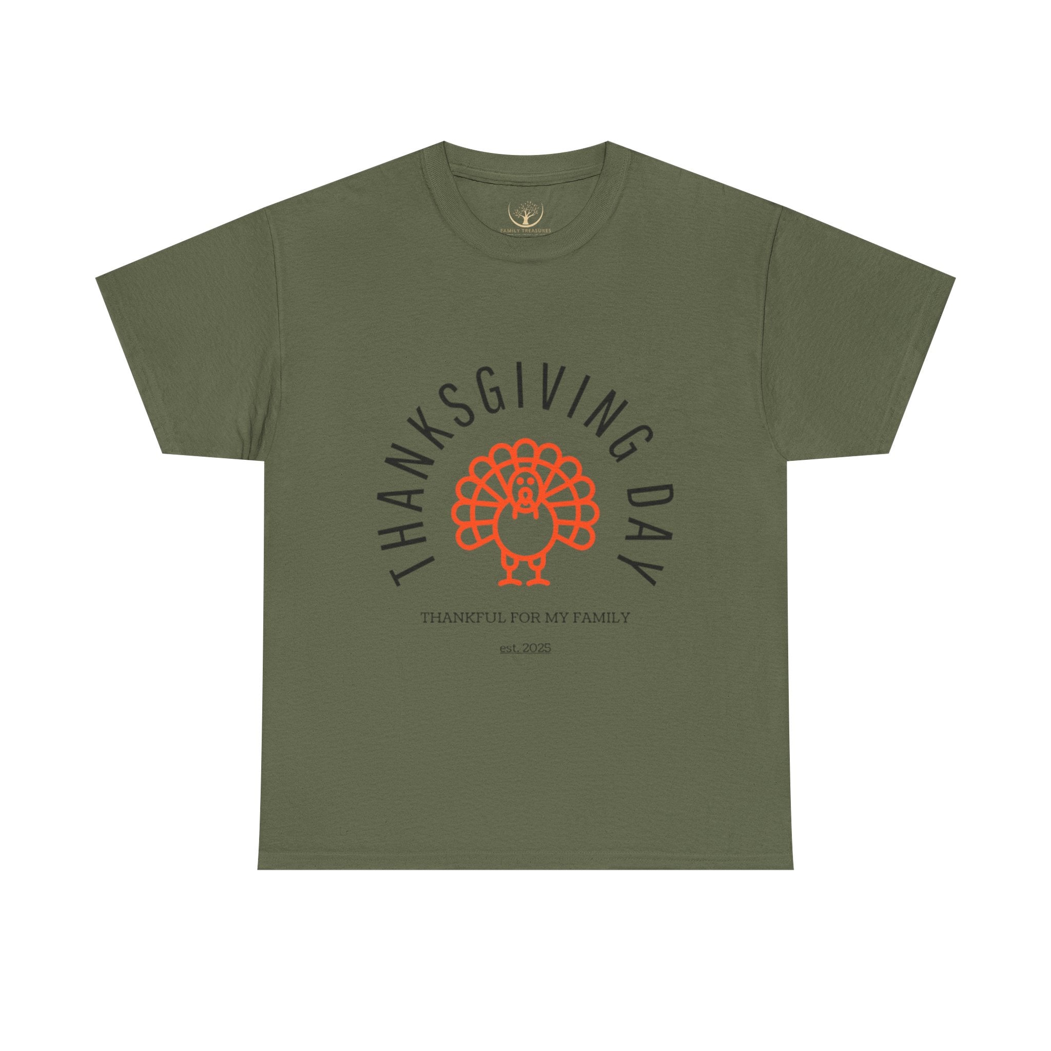 Thanksgiving Day Unisex Heavy Cotton Tee