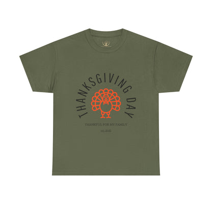 Thanksgiving Day Unisex Heavy Cotton Tee