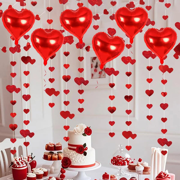 Red Heart Celebration Garland Pack