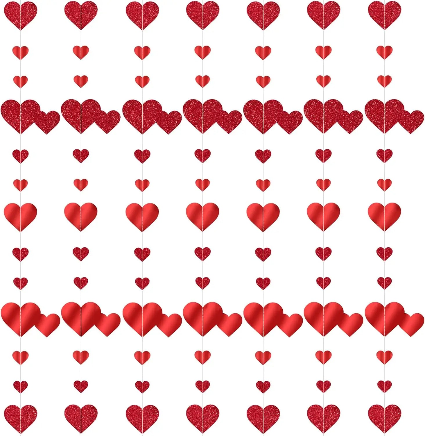 Red Heart Celebration Garland Pack