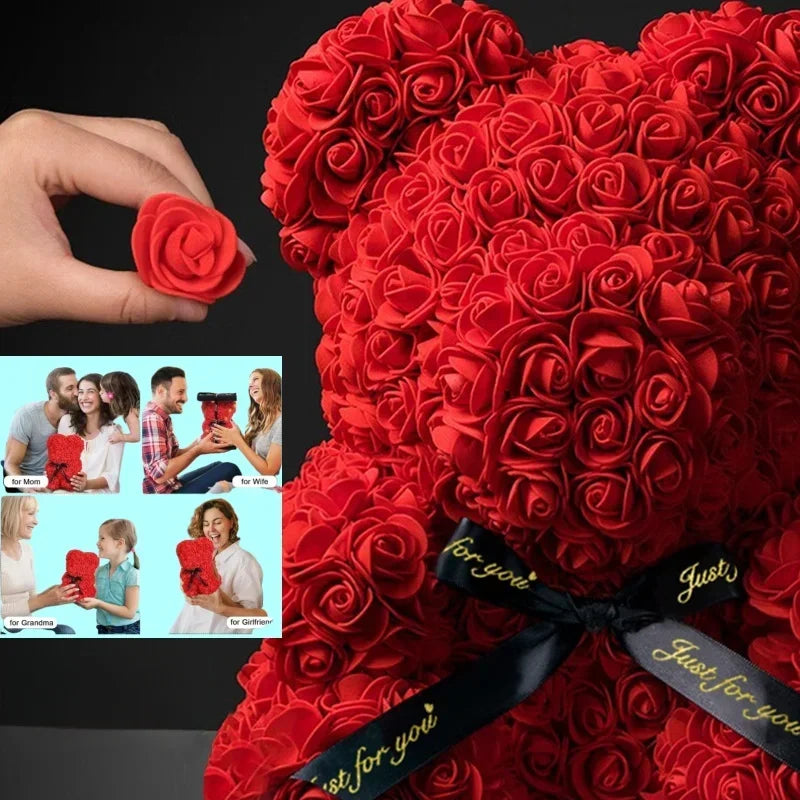 Everlasting Rose Bear Gift