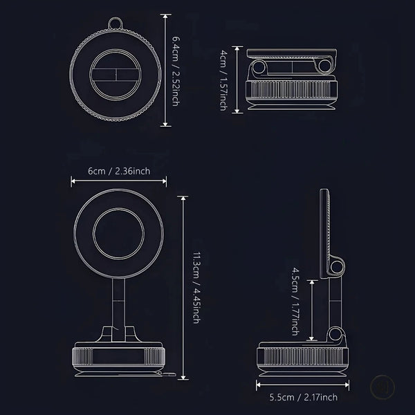 MagGrip Foldable Phone Mount
