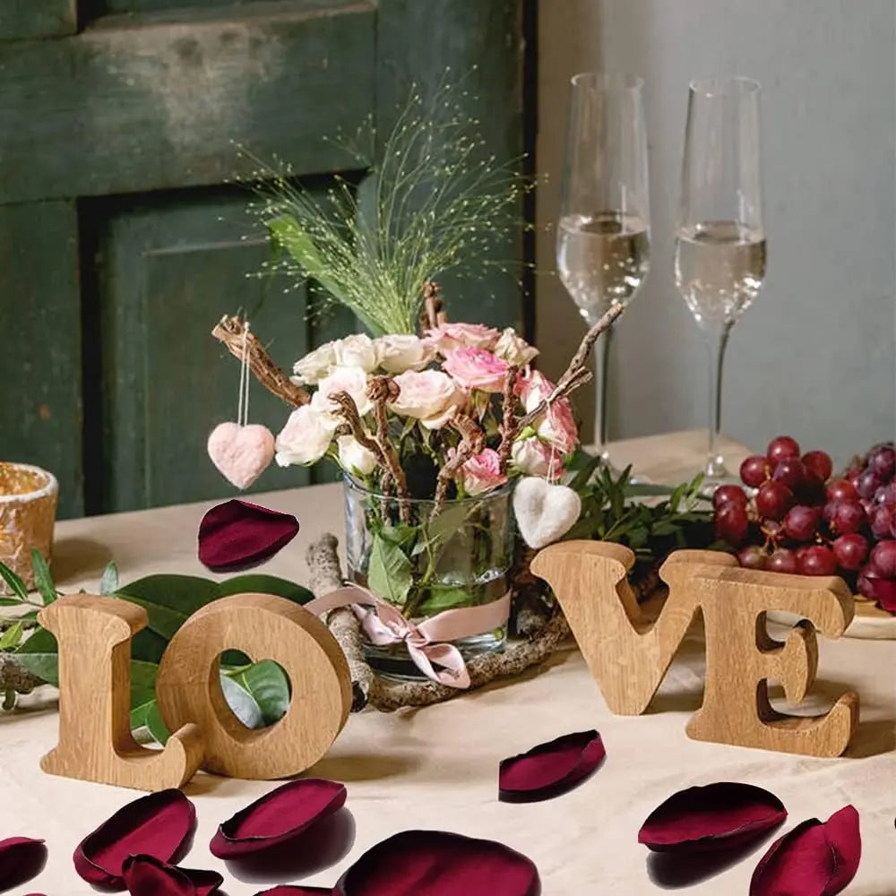 Romantic Silk Rose Petal Confetti