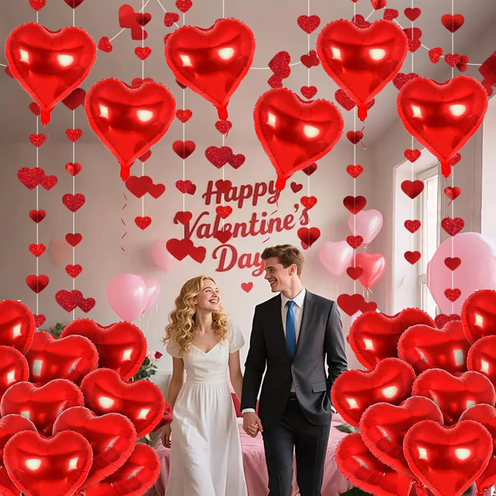 Red Heart Celebration Garland Pack