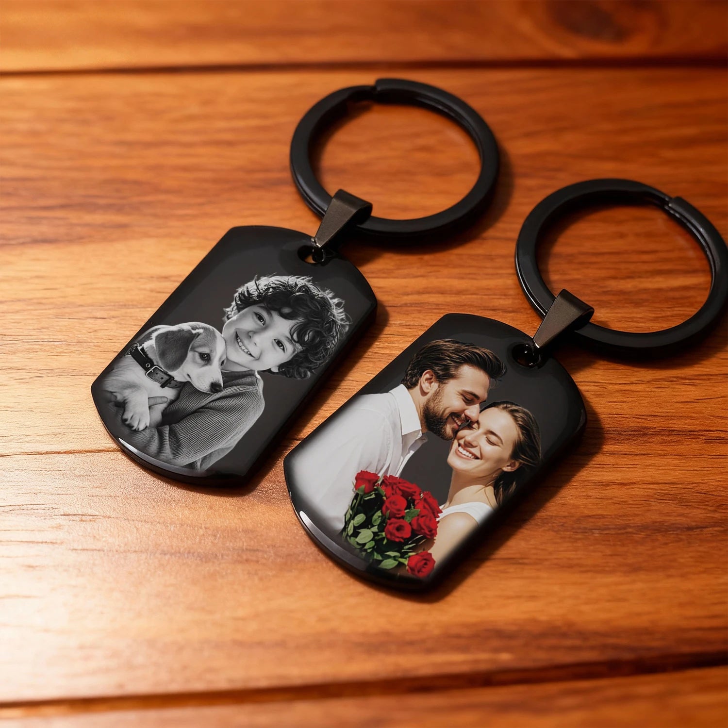 Personal Photo Keepsake Keychain