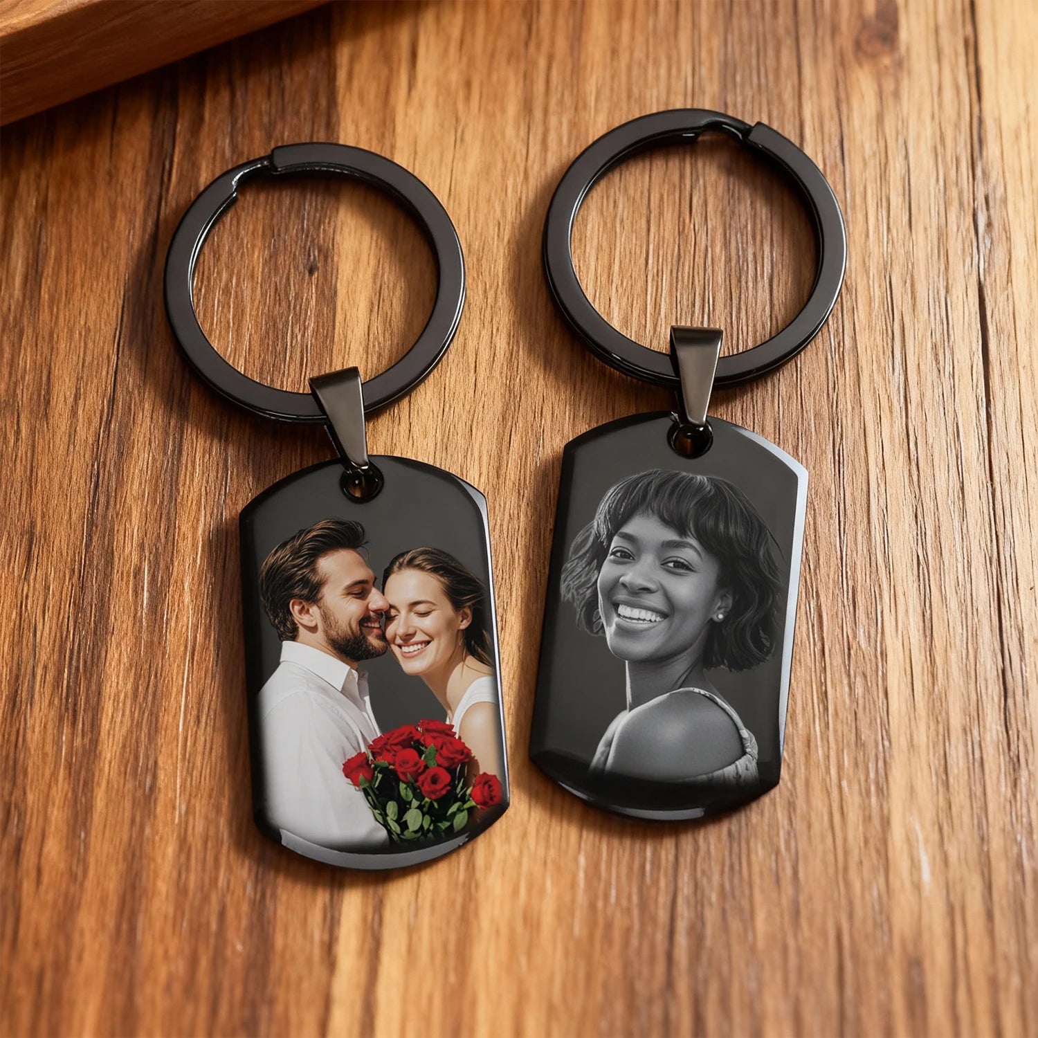 Personal Photo Keepsake Keychain