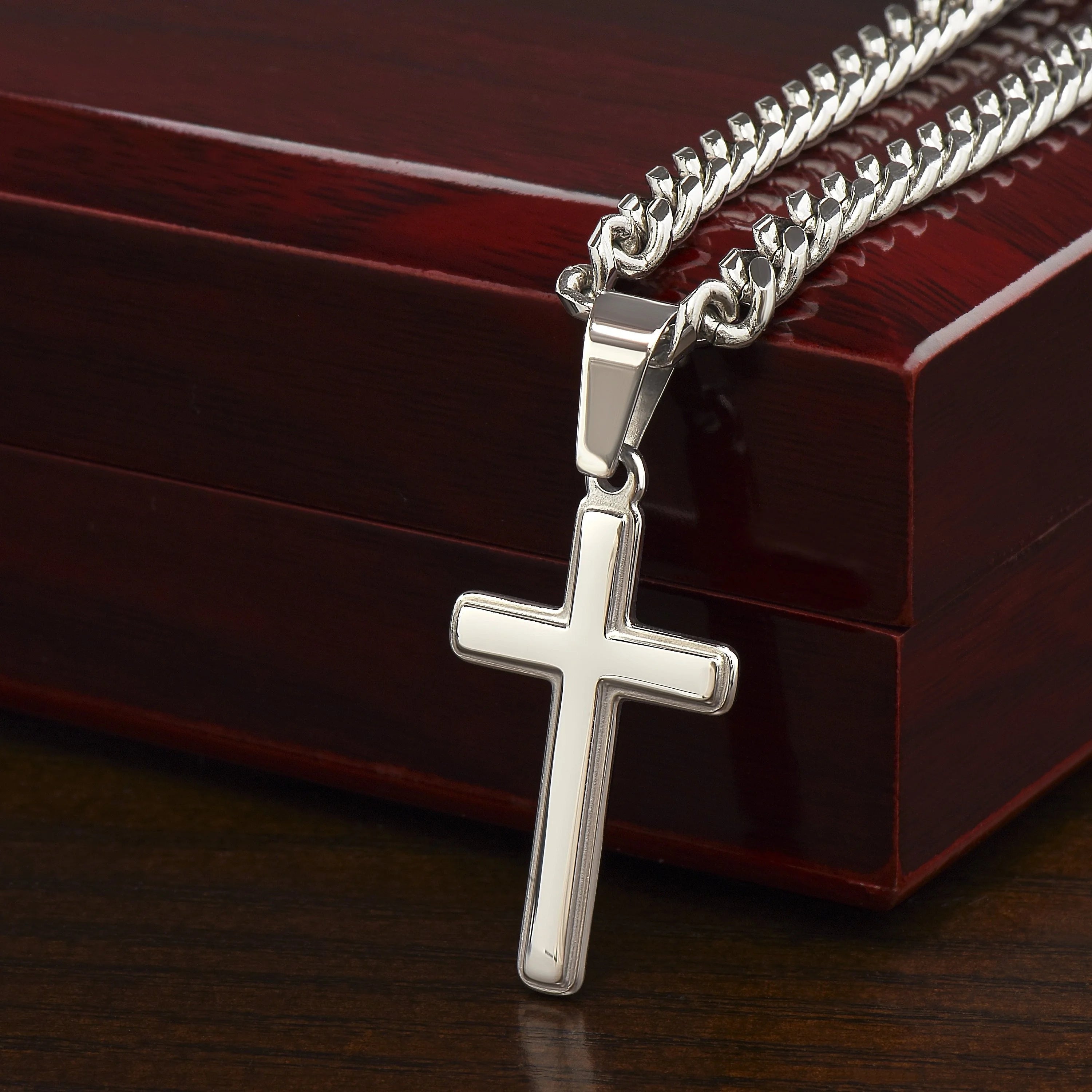 Sterling Cross Cuban Set