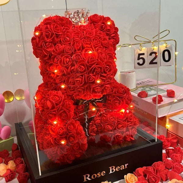Everlasting Rose Bear Gift