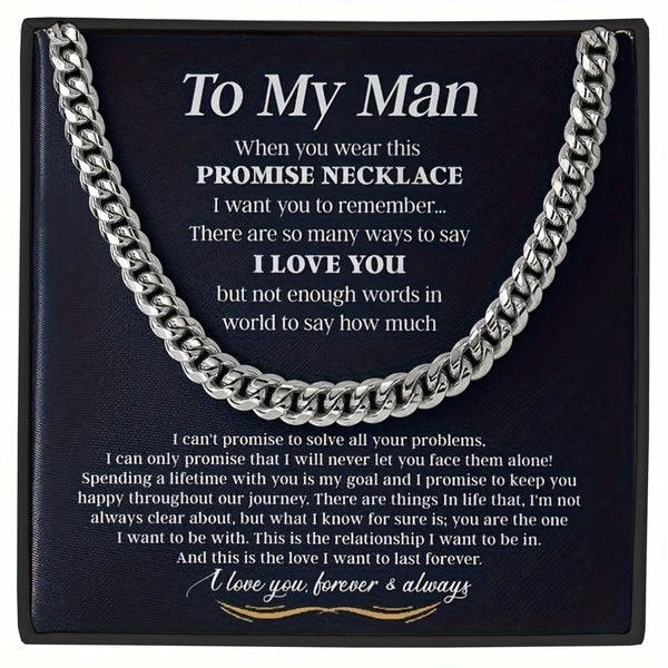 Classic Cuban Chain Necklace Gift Edition