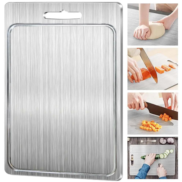 Titanium Look Stainless Kitchen Board